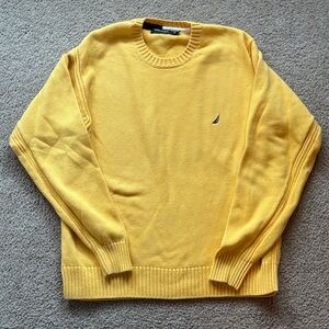 Nautica Yellow Crewneck Sweater
